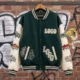 68 Custom Boxy Fit Varsity Jacket - 90s Streetwear Aesthetic