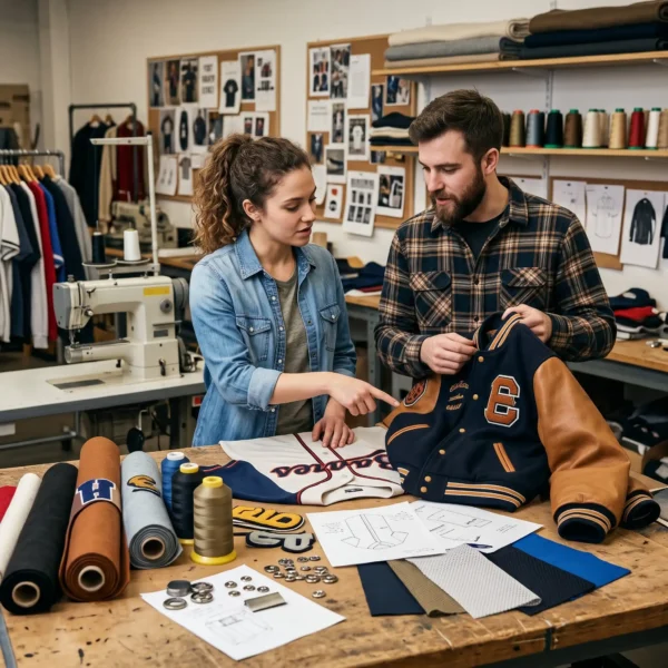 Custom American Legend Varsity Jacket - Retro Silhouette