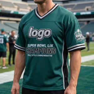 7 Super Bowl LIX Champions Edition Custom Jersey - Philly Style Commemorative