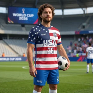 USA 2026 World Cup Fan Jersey - Personalized Stars & Stripes USA 2026 World Cup Fan Jersey - Personalized Stars & Stripes