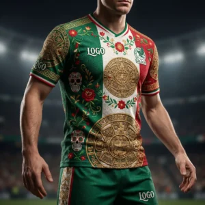 Mexico 2026 Custom Soccer Jersey - Cultural Motif Fan Gear