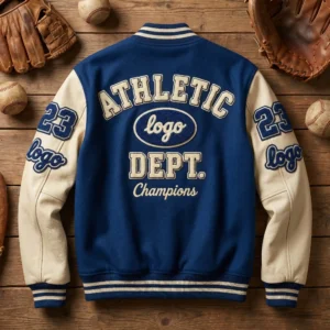 72 Custom Chenille Patch Varsity Jacket - Authentic Athletic