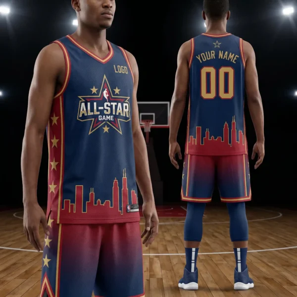 Custom Charity Basketball Game Jerseys - Personalized Sets
