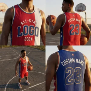 Custom International League Basketball Uniforms - Country Style