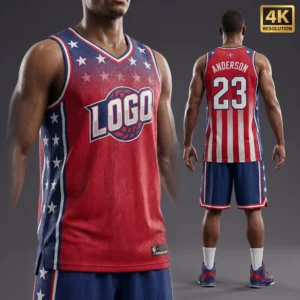 82 Personalized Basketball Jersey with Custom Stitched Numbers