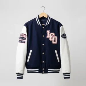84 Custom Classic White-Sleeve Varsity Jacket - Iconic Look