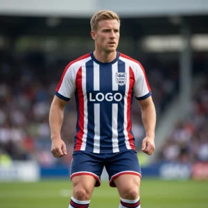 Classic Striped Custom England Jersey - Traditional Team Kit Classic Striped Custom England Jersey - Traditional Team Kit