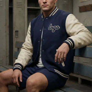 Custom Soft Wool Blend Varsity Jacket - Durable Comfort