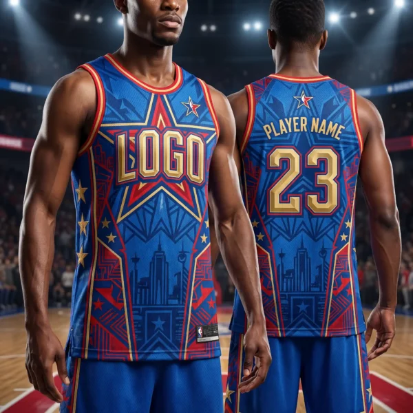 Custom Basketball Uniforms with Custom Side Piping - Pro Look
