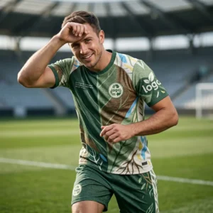Plant-Based Sustainable Soccer Jersey - Eco-Friendly Innovation