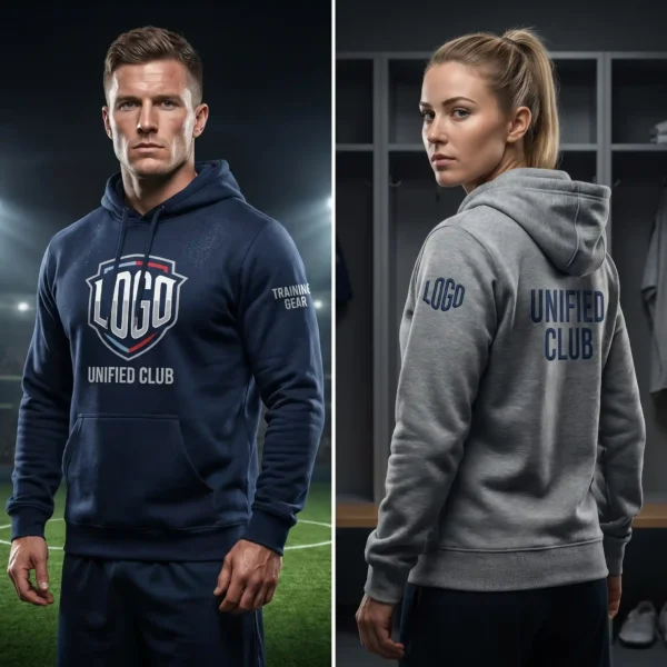 Custom Soccer Team Hoodie - Unified Club Training Gear Custom Soccer Team Hoodie - Unified Club Training Gear