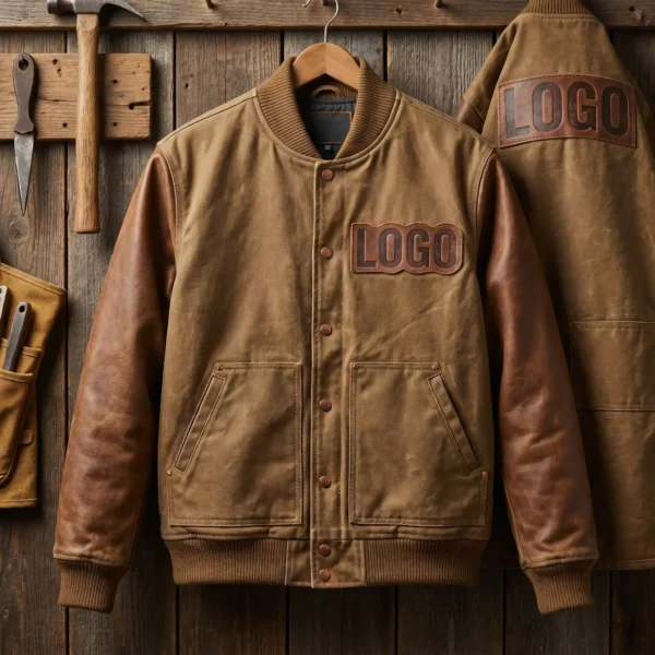 94 Custom Heavyweight Canvas Baseball Jacket - Rugged Wear