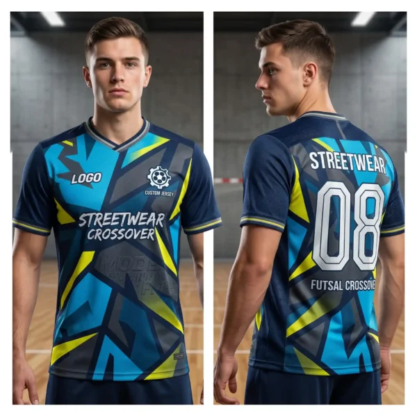Modern Fit Futsal Custom Jersey - Streetwear Crossover Design