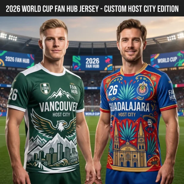 2026 World Cup Fan Hub Jersey - Custom Host City Edition 2026 World Cup Fan Hub Jersey - Custom Host City Edition