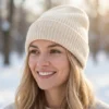 Luxe Cashmere-Blend Personalized Knit Beanie