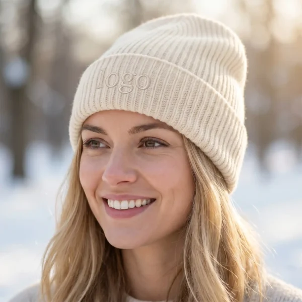 Luxe Cashmere-Blend Personalized Knit Beanie
