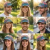 15 Sublimation Print All-Over Pattern Custom Cap