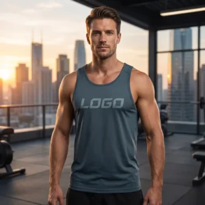Urban Professional Deep Slate Custom Singlet