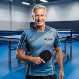 Custom Table Tennis Jersey for Seniors - Comfort-First Fit