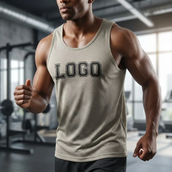 22 Recycled Mesh Training Custom Singlet