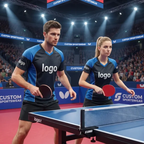 24 Anti-Static Custom Table Tennis Jersey - Indoor Arena Optimized