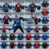 26 Long Sleeve Custom Table Tennis Jersey - Cold Weather Training