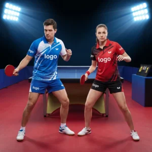 Custom Table Tennis Jersey for Doubles Teams - Matching Sets