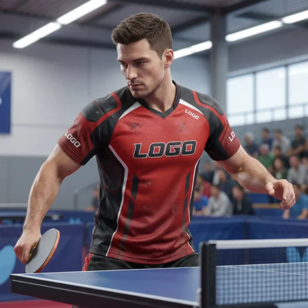 Durable Custom Ping Pong Jersey - Abrasion Resistant Tech