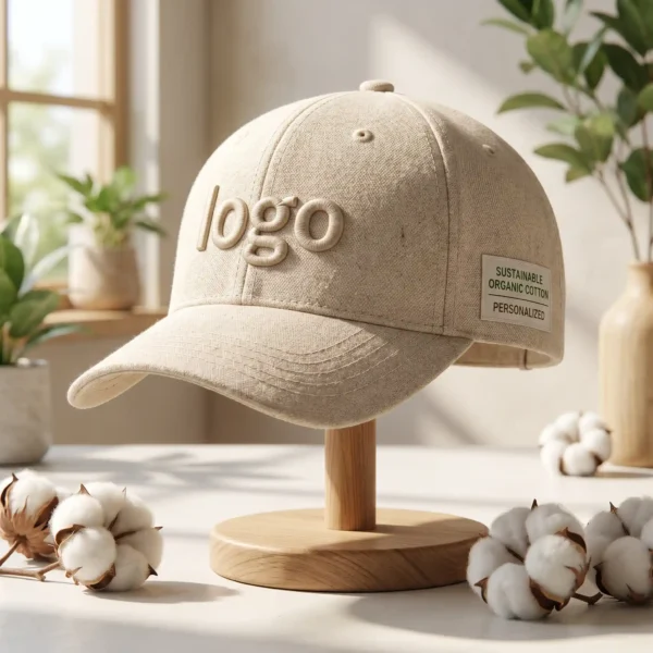 Sustainable Organic Cotton Personalized Baseball Hat