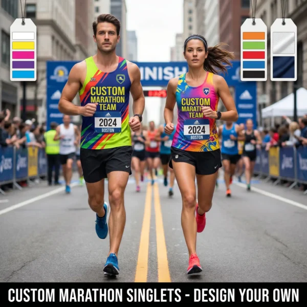 Matte Finish Tech-Minimalism Custom Singlet
