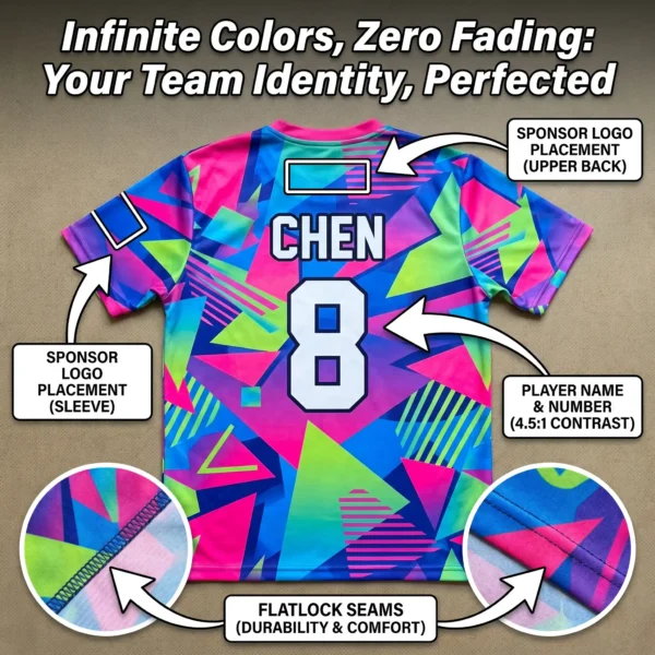 Custom Graphic Print Table Tennis Tee - Artistic Performance Wear