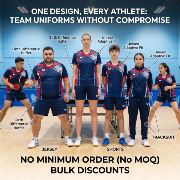 Custom Graphic Print Table Tennis Tee - Artistic Performance Wear