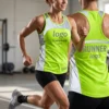 9 Reflective Tech High-Visibility Custom Singlet