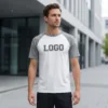 9 Lightweight Raglan Sleeve TT Shirt - Custom Design Mockup